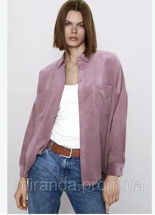 Вельветова сорочка zara