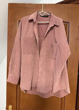 Вельветова сорочка zara 5