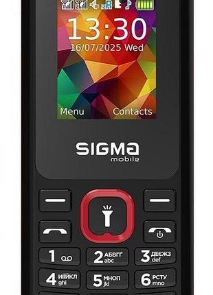 Мобільний телефон sigma mobile x-style 171 mini black/red червоний