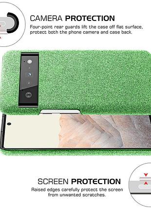 Тканинний чохол для google pixel 7 pro (зелений) 4