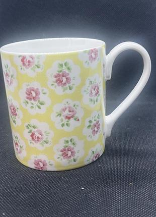 Порцелянова чашка з квітковим принтом візерунок у стилі provence rose від cath kidston