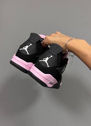 Кросівки nike air jordan 4 « pink thunder »🖤🩷 6