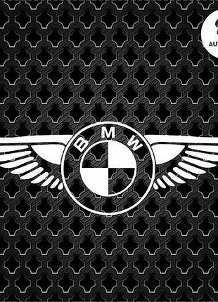 Наклейка на авто oracal логотип bmw з крилами 20х6см