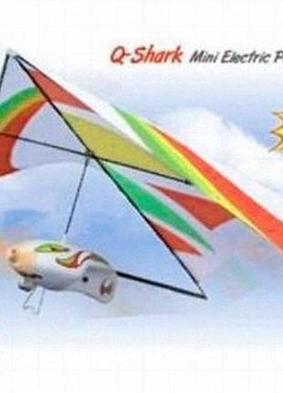 Электрический дельта-крыльевой самолёт q-shark, 250 мм — быстрозаряжаемый пенопластовый набор для детей 10+, сборка без инструмент