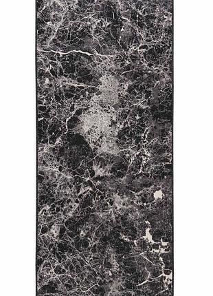 Килимок на кухню dakaria printgel run 1023vl38-p4 1.20x1.70 м чорний