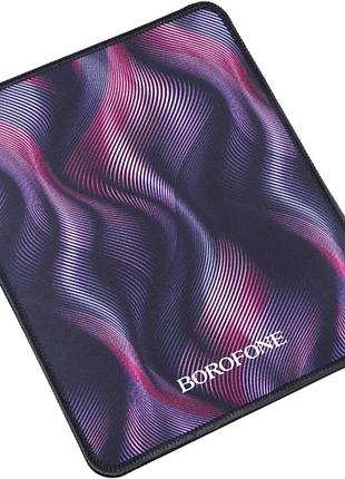 Килимок для миші borofone bg12 symphony 240×200 мм з тканинною поверхнею та антиковзкою основою