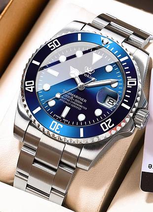 Мужские наручные часы hemsut zurich carekiso blue кварцевые, минеральное стекло.