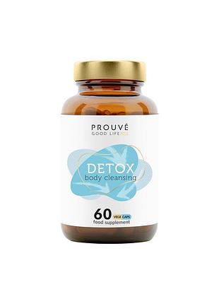 Диетическая добавка prouvé good life labs detox для поддержки функций печени и пищеварения, 60 капсул