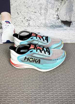 Hoka cielo x1 2.0 кроссовки 42 размер беговые голубые