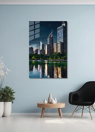 Картина на стекле novellaprint "ночные огни" 30x45см (pic-550-00)