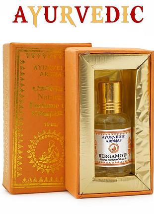 Парфюмерное масло бергамот ayurvedic bergamot 10ml.