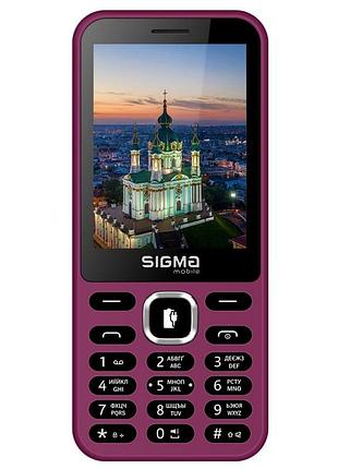 Мобільний телефон sigma mobile x-style 31 power type-c фіолетовий