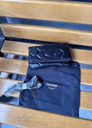Сумка клатч zadig & voltaire quilted