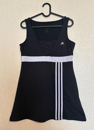 Adidas оригінал вінтажна спортивна вкорочена тенісна сукня туніка
