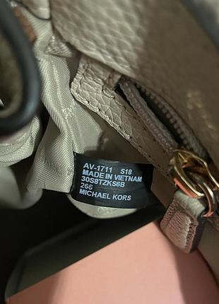 Michael kors bristol medium top-handle logo satchel 9