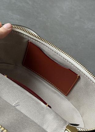 Сумка coach trail bag white/gold 8