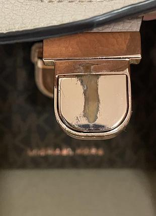 Michael kors bristol medium top-handle logo satchel 4