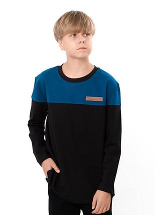 Кофта джемпер для хлопчика, дитяча та підліткова, двонитка, от 122см до 170см