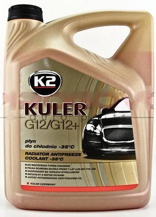Антифриз k2 turbo kuler g12/g12+ 5л красный -35