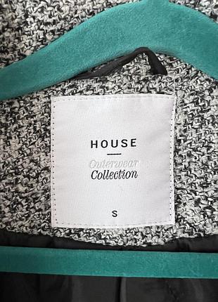 Сіре пальто house, розмір s 5