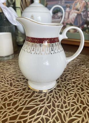 Вишуканий молочник з кістяної порцеляни royal grafton «majestic», англія