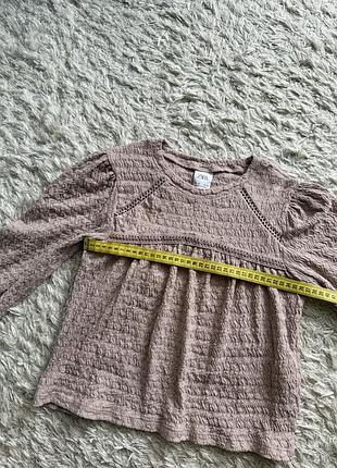 Кофта блузка zara 128-134 4