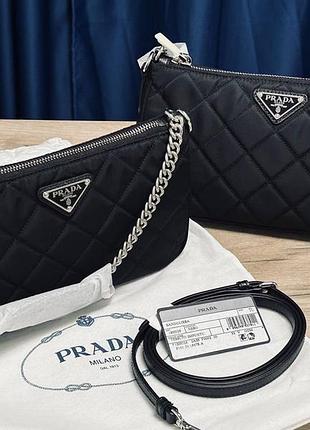 Сумка через плече prada tessuto impuntu 2