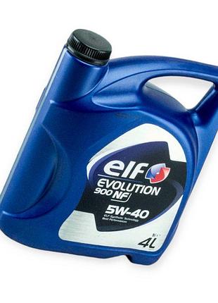 Олива моторна elf 5w-40 evol 900 nf 4л