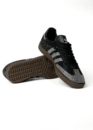 Кросівки samba og rhinestone black 🤍🖤