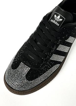 Кросівки samba og rhinestone black 🤍🖤 3