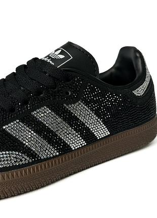 Кросівки samba og rhinestone black 🤍🖤 8