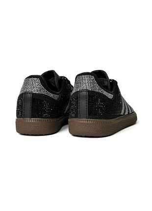 Кросівки samba og rhinestone black 🤍🖤 7