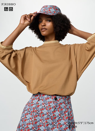 Футболка оверсайз зі 100% бавовни supima uniqlo f.risso