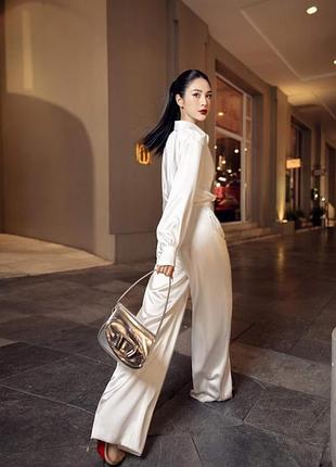 Уцінка. атласні широкі штани dkny.