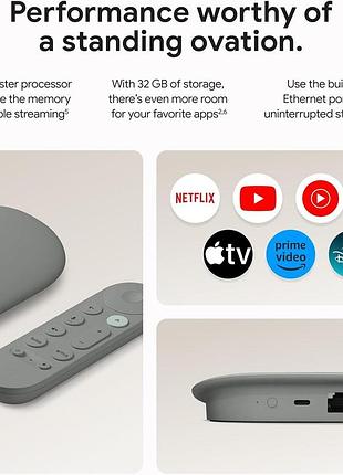 Медиаплеер google tv streamer 4k hazel 3