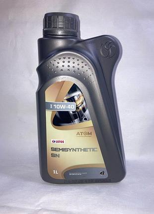 Масло моторное lotos semisynthetic sn a3/b4 10w-40 полусинтетика 1л