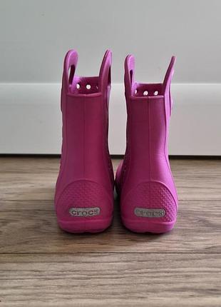 Резиночки crocs розовые c 10 (27 р) 2