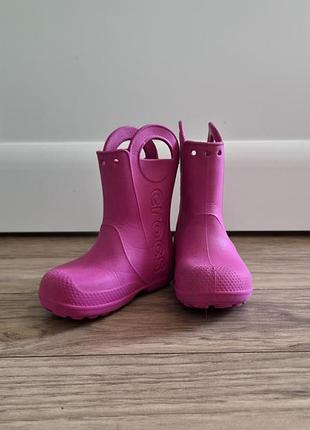 Гумачки crocs рожеві c 10 (27 р)