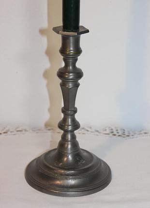 Подсвечник, олово 3
