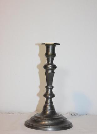 Подсвечник, олово 6