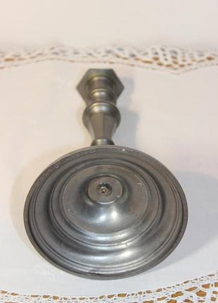Подсвечник, олово 7