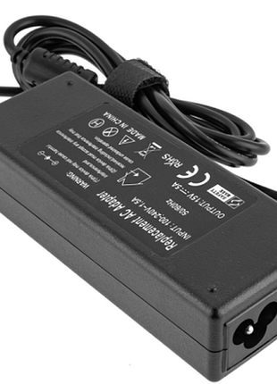 Блок живлення для ноутбука toshiba 15 v 6 a 90 w 6.3*3.0 мм — без кабелю прямий роз'єм