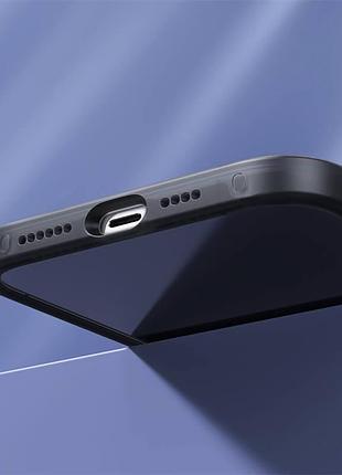 Чехол baseus camera lens protector frame case для iphone 12 (frapiph61n-02) 4757919 10