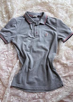 Сіра футболка moncler, розмір s