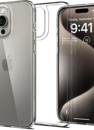 Чохол spigen для iphone 15 pro max - airskin hybrid, crystal cleare (acs06554) 4868143