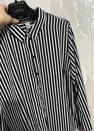 Сорочка у полоску h&m 3
