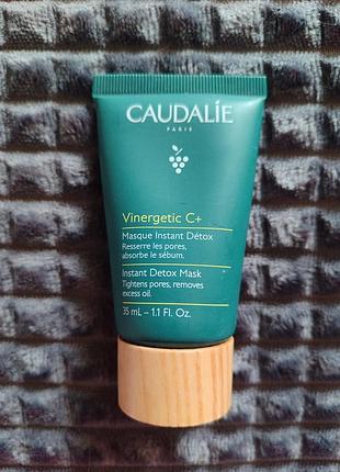 Маска-детокс для обличчя caudalie vinergetic c+ instant detox mask