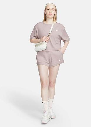Футболка жінок. nike w nsw rib jrsy ss top (арт. dv7870-272) s (40-42)