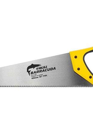 Ножівка по дереву 400мм 7tpi barracuda 4401021 тм sigma