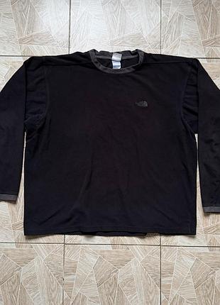 Флисовый свитшот gorpcore the north face men xl black fleece pullover crewneck outdoor sweatshirt
